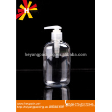 300ml transparent unique lotion bottles